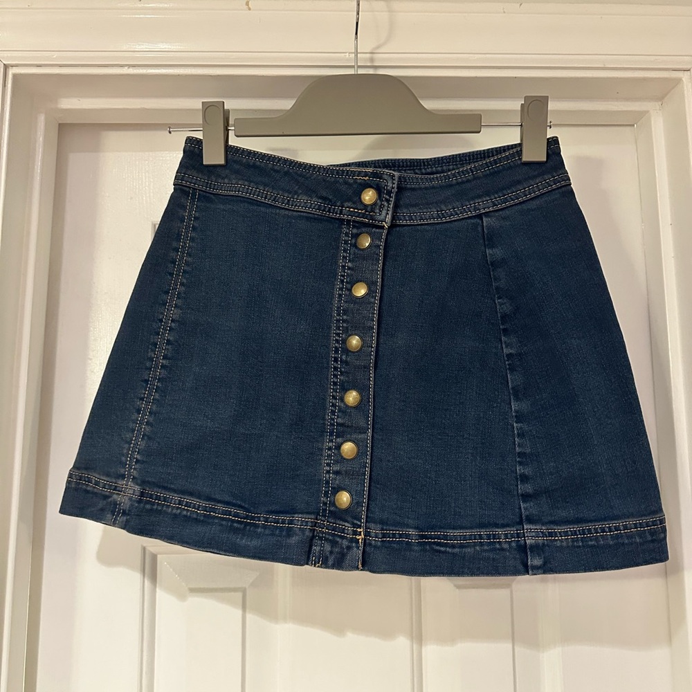 Free People Denim Skirt